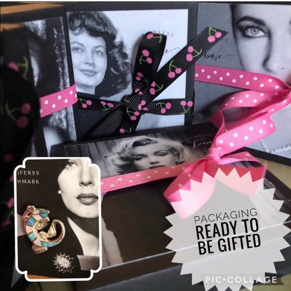 🕷🕸VTG Gorgeous Black Rhinestone Brooch - Picture 4 of 4